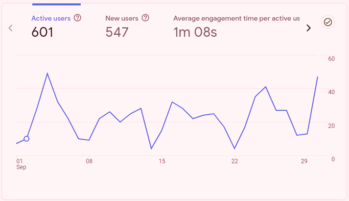 Low website traffic before Wolfe Services